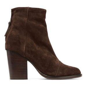 Rag & Bone “Ashby” Suede Ankle High Bootie